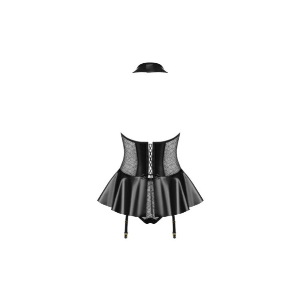 859-COR-1 Guêpière - Noir